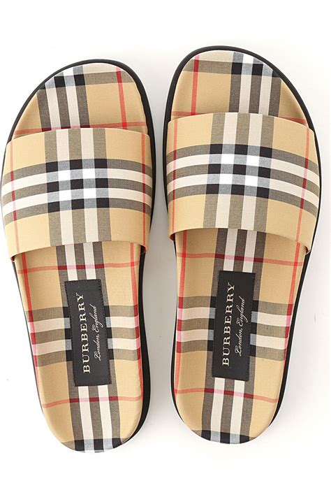 burberry shoes men deals|men's Burberry leather slide shoes.